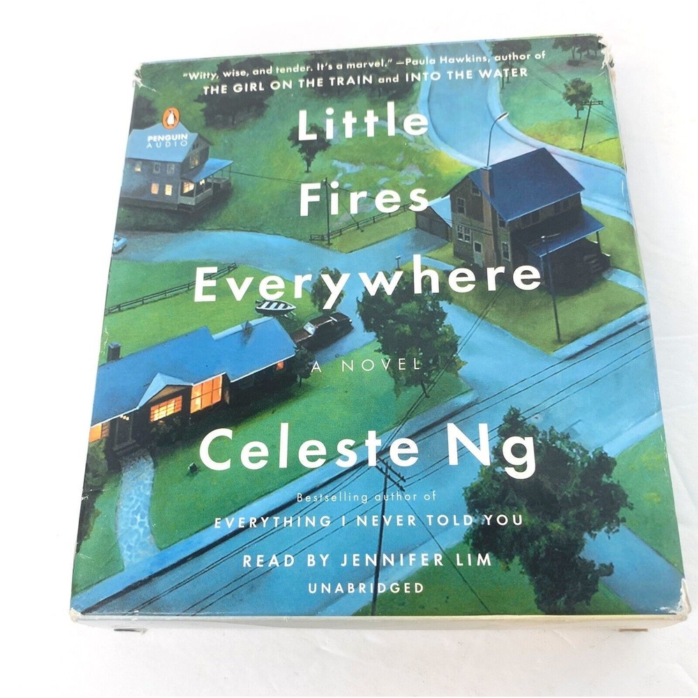 Little Fires Everywhere Audio Book CD Set Celeste Ng Fiction Novel